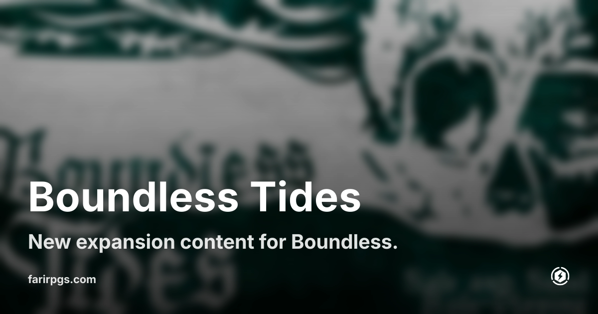 OG image preview for Boundless Tides