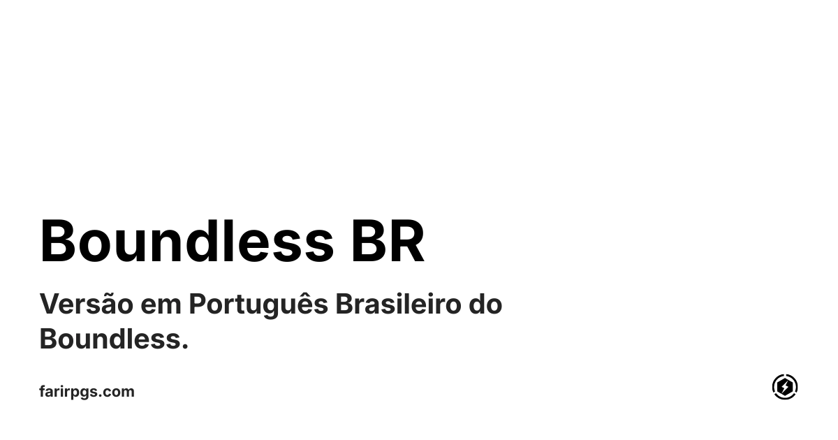 OG image preview for RPG (Português Brasileiro) - Boundless