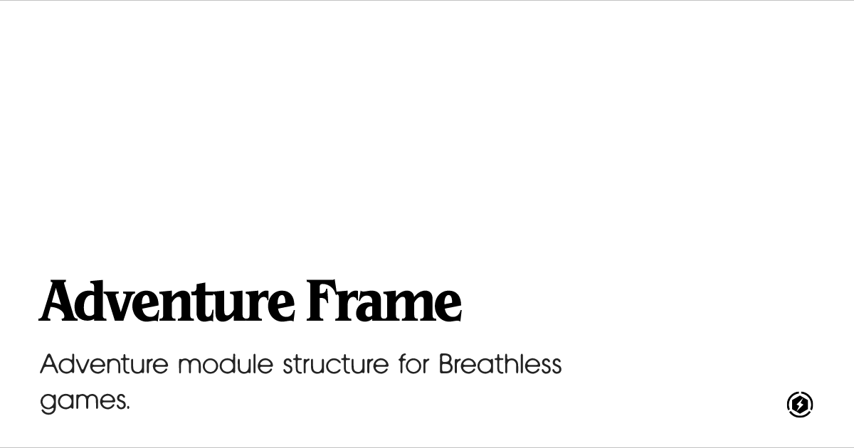 OG image preview for Adventure Frame