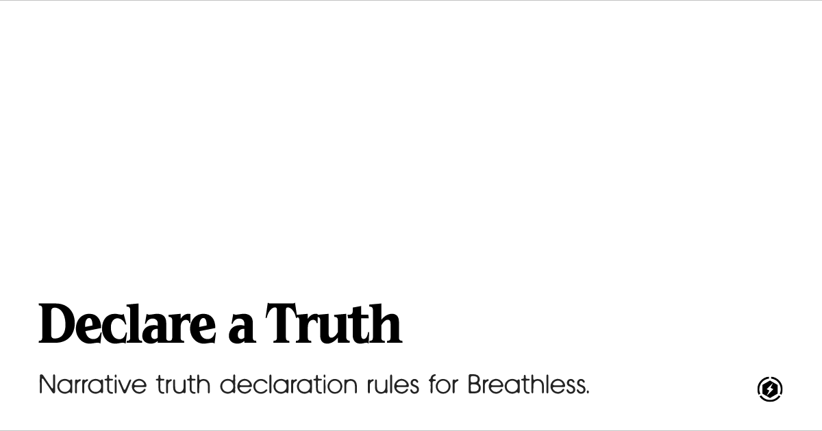 OG image preview for Declare a Truth