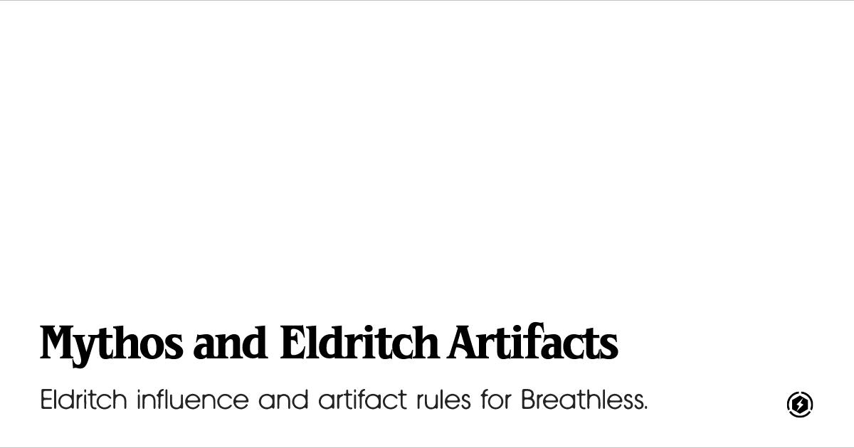 OG image preview for Mythos and Eldritch Artifacts