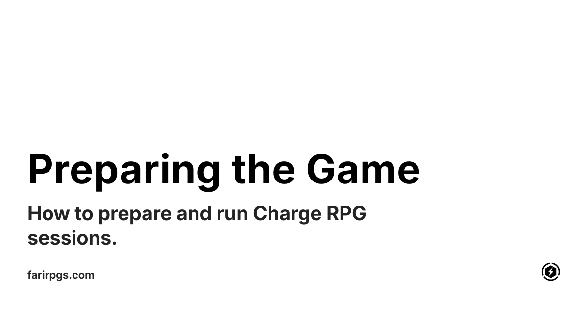 OG image preview for Preparing the Game