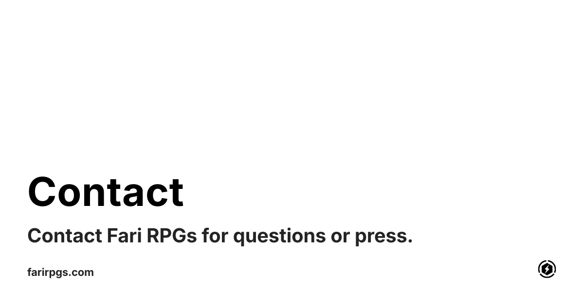 OG image preview for Contact