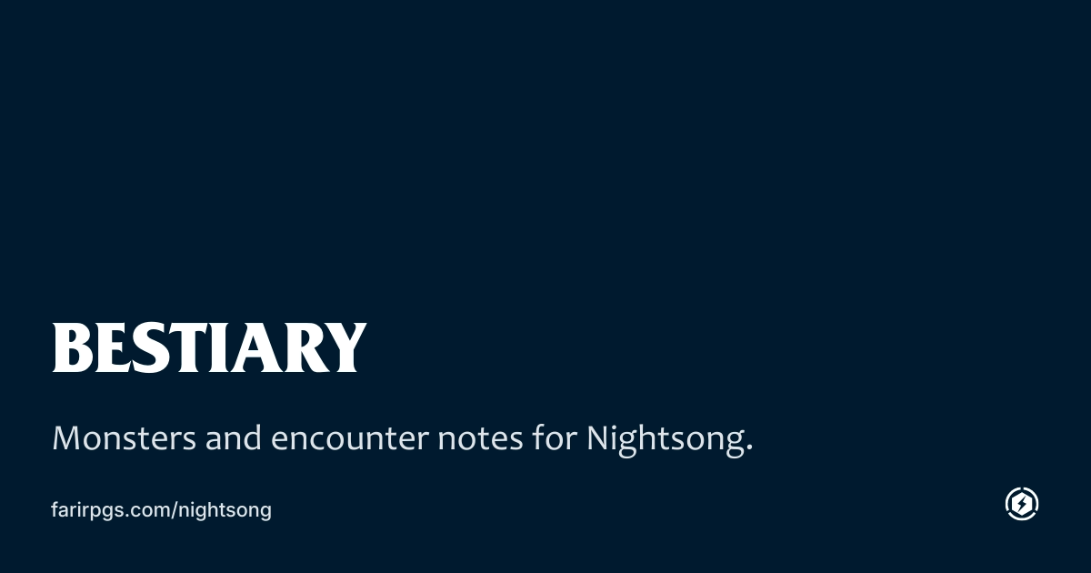 OG image preview for Bestiary 