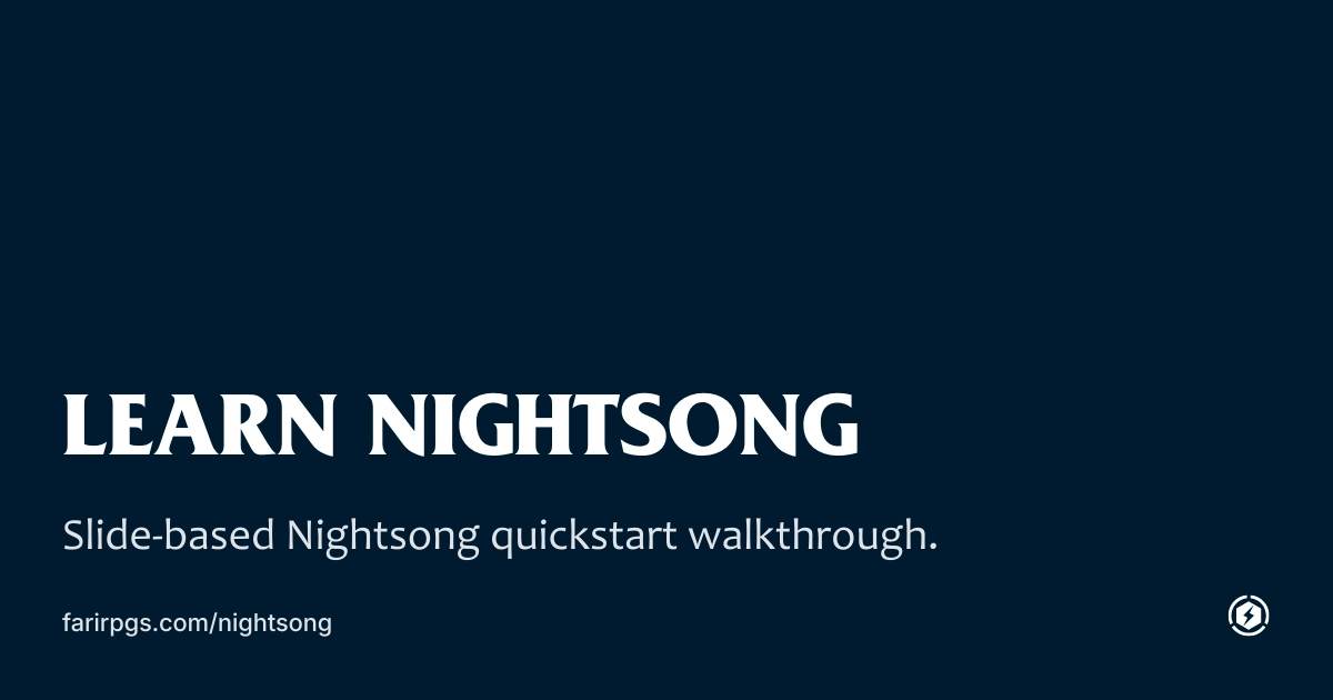OG image preview for Learn Nightsong