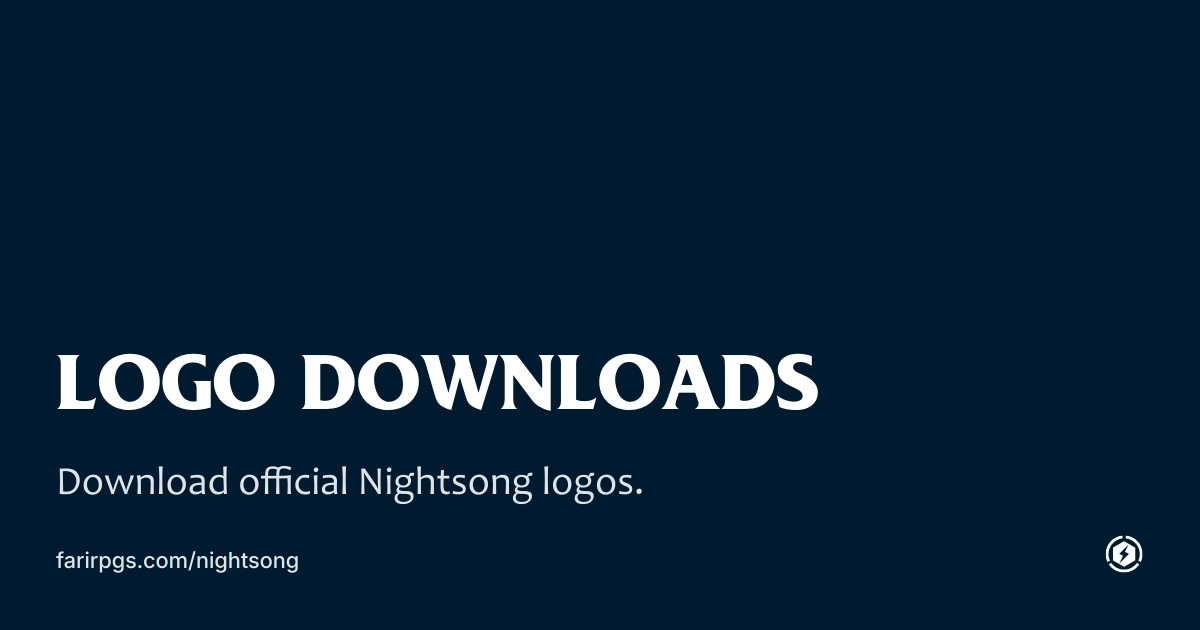 OG image preview for Logo Downloads - Nightsong