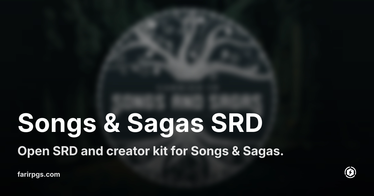 OG image preview for Songs & Sagas Creator Kit and SRD