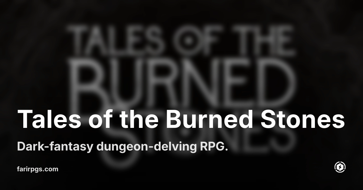 OG image preview for Tales of the Burned Stones