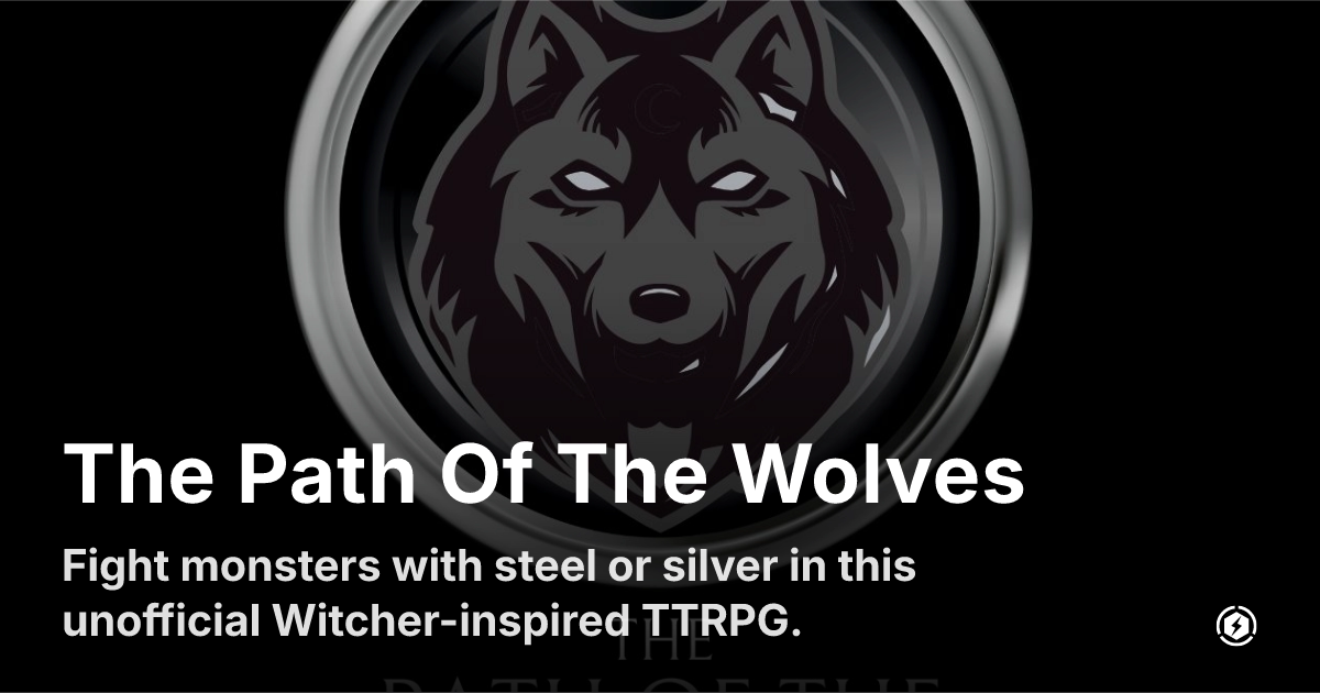 OG image preview for The Path Of The Wolves