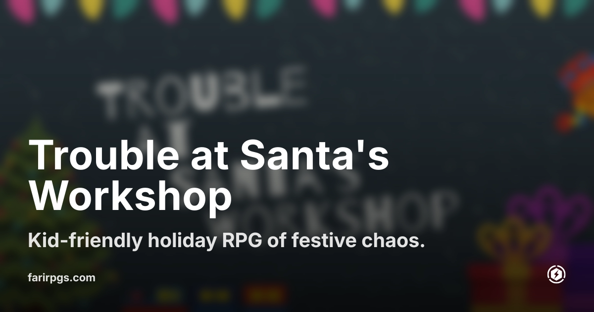 OG image preview for Trouble at Santa's Workshop